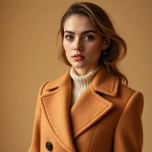 Double-Breasted Wool Coat